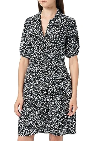 Mavi Damen Jurk met korte mouwen Kleid, , XS EU