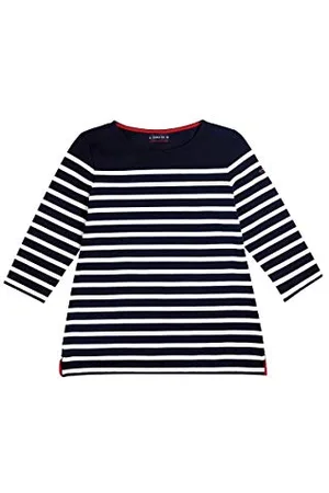 Armor.lux Damen Brest Pullover, Rich Navy/Weiß, 36