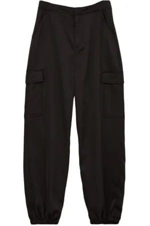QS by s.Oliver Loose: Parachute-Hose aus Satin 158