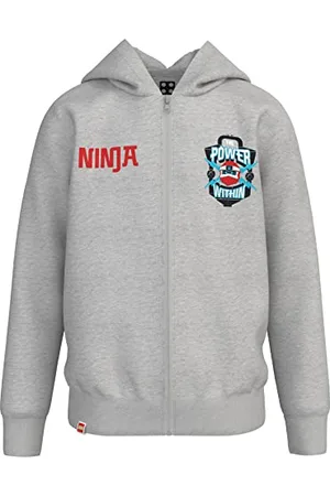 LEGO Wear Ninjago Jungen Full Zip Sweatjacke mit Kapuze Hoodie M12010572