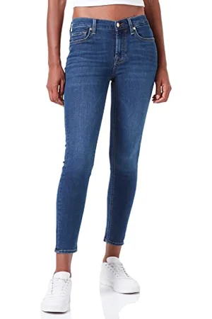 7 for all Mankind Damen The Ankle Skinny Bair Eco Jeans, , 32W / 32L EU