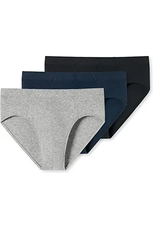 Schiesser Herren 3 Pack Unterwäsche Mit Weichem Bund Bio Baumwolle - 95/5 Organic Slip, , XL EU