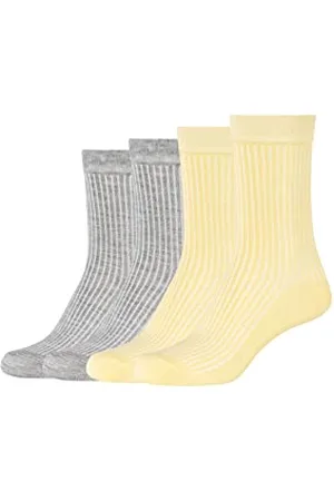 Camano Damen Online Women Silky Feeling Rib Socks 4p, , 39-42