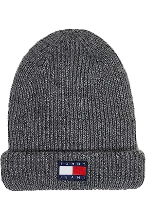 Tommy Hilfiger Damen Strickmütze Soft Wintermütze, (Grey Melange), Onesize