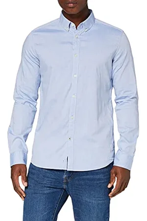 TOM TAILOR Herren Slim Fit Hemd aus Baumwolle