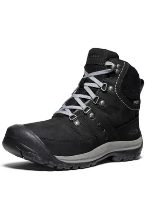 Keen Damen Kaci 3 Winter Mid Waterproof Winterstiefel, Magnet/Black Plaid, 39.5 EU