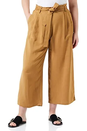Pinko Damen PREMUROSO Pantalone VISCOSA LI Hose, C92_Senape, 40