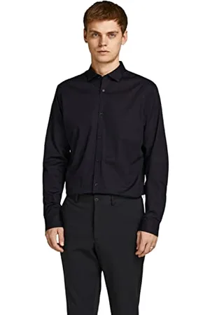 JACK & JONES Herren Jprblacardiff skjorte L/S Noos Langarmshirt, , L EU