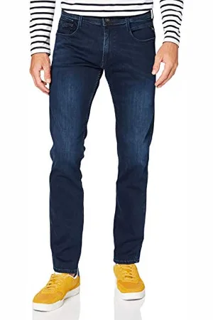 Replay Herren Jeans Anbass Slim-Fit mit Power Stretch, -1 (Blau), 38W / 34L