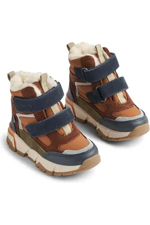 WHEAT Unisex Winterschuh Kinderschuh Lucka Tex Wasserdicht-Atmungsaktiv gefüttert und warm Leder