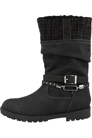 QS by s.Oliver Winterstiefel 5-5-46600-29 Schwarz TEX membrane