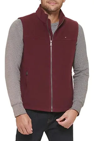 Tommy Hilfiger Herren Lightweight Polar Vest Fleece-Weste, , Large