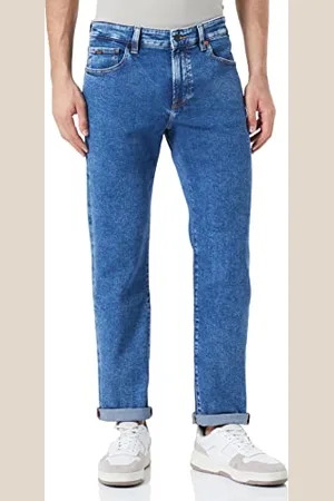 HUGO BOSS Herren Jeans Trousers, Medium Blue, 30W / 34L EU