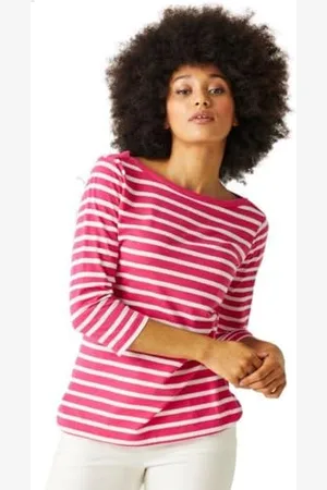 Regatta Damen Bayletta Oberteil mit 3/4-Ärmeln T-Shirt, , 42