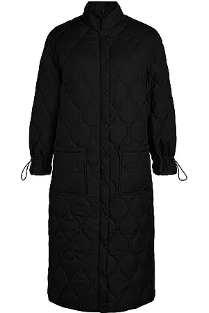 Object Damen Objline Long Quilted Jacket Noos Mantel, , 38 EU