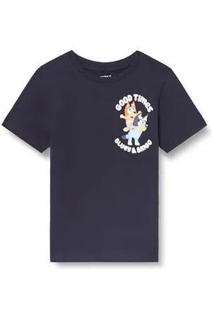NAME IT Jungen Nmmabram Bluey Ss Top Sky, , 92