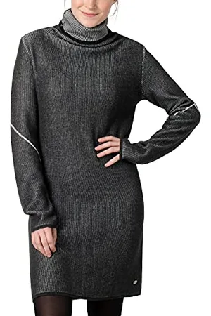 Timezone Damen Turtelneck Knit Dress Lässiges Kleid, , M