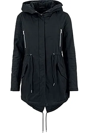 Urban classics Damen Ladies Sherpa Lined Cotton Parka Jacke, , 40 (Herstellergröße: L)