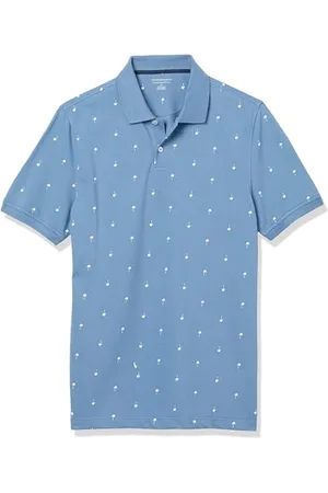 Amazon Herren Piqué-Poloshirt aus Baumwolle, Schmale Passform, , M