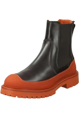GANT FOOTWEAR Damen DALMONT Halblange Stiefel, dk Brown/orange, 36 EU