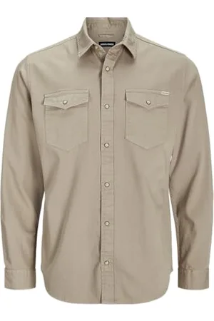 JACK & JONES Herren JJESHERIDAN Shirt L/S NOOS 12138115, /Slim, XL
