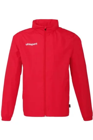 Uhlsport Fußball Essential Allwetterjacke Allwetter-Jacke, Regen-Jacke, Outdoor-Jacke mit Kapuze für Spieler und Trainer
