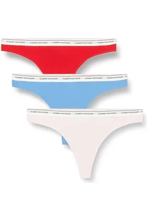 Tommy Hilfiger 3 Pack Thong (Ext Sizes) Stringtangas Damen, , XL