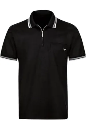 Trigema Herren Poloshirt mit Reißverschluss