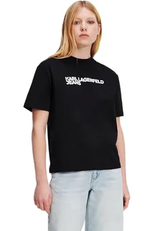 Karl Lagerfeld Damen Klj Regular Sslv Tee T-Shirt, , XL EU