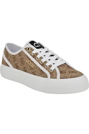Guess Damen Jelexa Sneaker, Beige/Braun 210, 37 EU