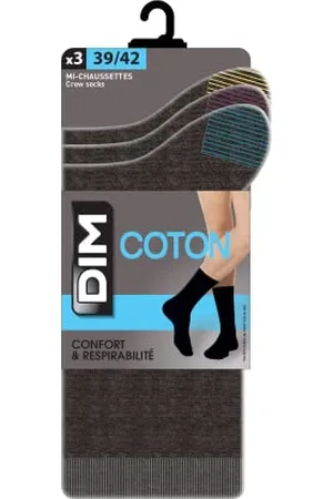 Dim Socken Baumwolle Style Mix&Match Komfort Atmungsaktiv Herren x3, , 43-46