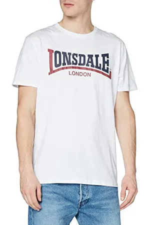 Lonsdale London Herren T-shirt met bandjes two tone Langarmshirt, , S EU