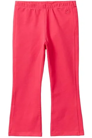 Benetton Mädchen und Jungen 3mt1gf028 Leggings, Rot Magenta 34l, XS
