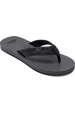 Quiksilver Herren Carver Squish Sandale, Black/Grey/Black, 47 EU