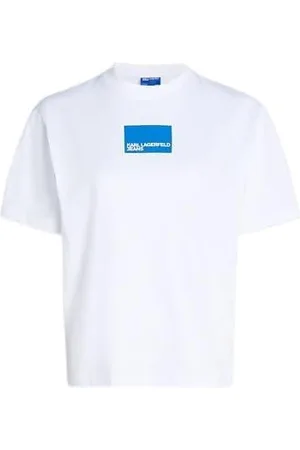Karl Lagerfeld Damen Reg Box Logo Tee Tshirt, , M EU