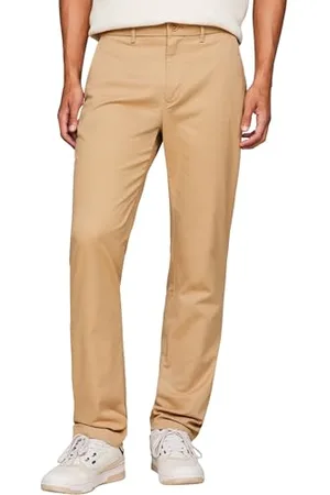 Tommy Hilfiger Herren Hose Denton Chino 1985 Pima Cotton Chino, Grün (Classic Khaki), 34W/28L