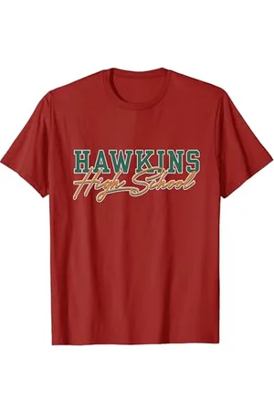 Stranger Things Klassische Fan-Memorabilien von Hawkins High Logo T-Shirt