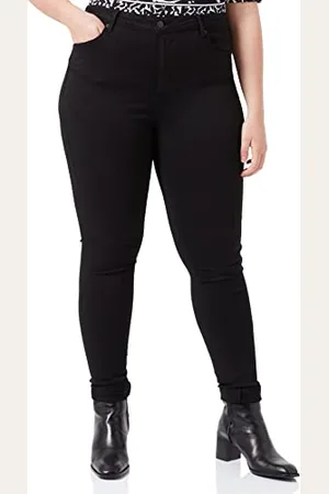 VERO MODA Damen Vmsophia Hr Ba037 Noos Ga Skinny Jeans, Black, S EU