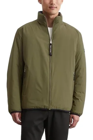 Marc O’ Polo Marc OߴPolo Herren Wendejacke mit Reißverschluss gefüttert, Grün (Asher Green), M