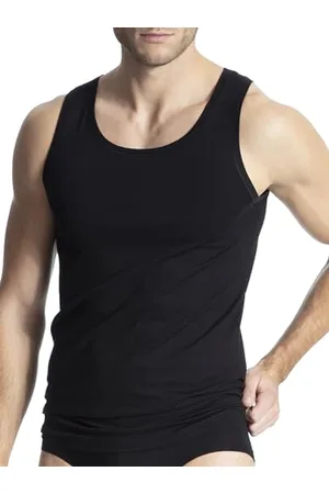 Calida Cotton Code Unterhemd Herren, mit Rundhals-Ausschnitt