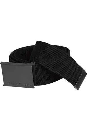 Urban classics Unisex Gürtel Canvas Belt, One Size verstellbare Unisex Canvasgürtel, Metallschließe mit Logo-Prägung, black, one size