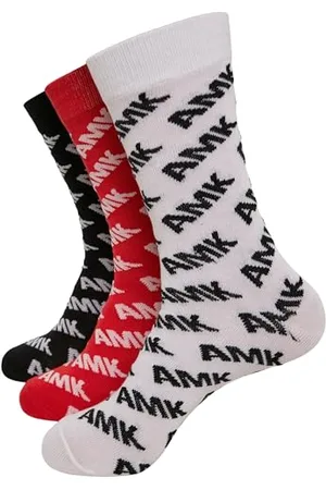 Mister Tee Unisex AMK Allover Socks 3-Pack 35-38