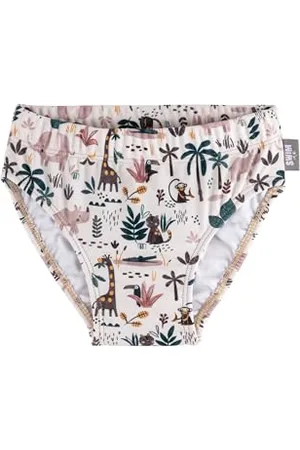 Sterntaler Badehose Safari Print - UV-Schutz 50+ Baby Schwimmhose mit Windeleinsatz bis Größe86/92 - Jungen Badehose mit Kordel zur Weitenregulierung, , Größe 68