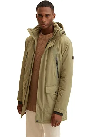 TOM TAILOR Herren Parka mit Kapuze 1033673, , XL