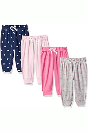 Amazon Baby Mädchen Baumwollhosen Zum Schlüpfen, 4er-Pack, , Frühchen