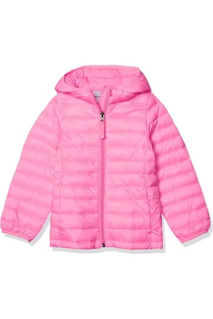 Amazon Mädchen Leichte, Wasserabweisende, verstaubare Kapuzenjacke, , 6-7 Jahre
