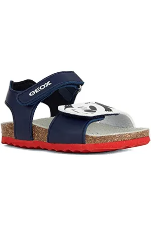 Geox Baby-Jungen B CHALKI Boy Sandal, Navy/Optic White, 20 EU