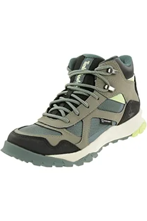 Timberland Damen Lincoln Peak Lite F/L WP Chukka/Mid, Md Grey Lthr w Grn, 39.5 EU
