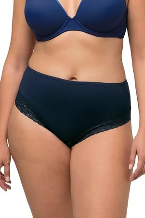 Ulla Popken Damen, große Größen, Midi-Slips, 2er-Pack