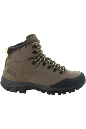 Jack Wolfskin Herren Rebellion Texapore Mid M, Khaki / Phantom, 43